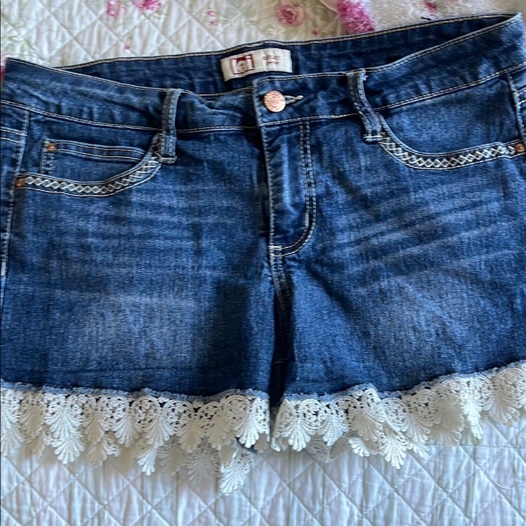 Lei Ashley Lowrise Denim Shorts Lei Ashley Lowrise Denim Shorts
